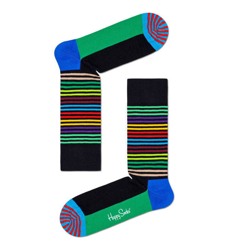Happy Socks Half Stripe Sock