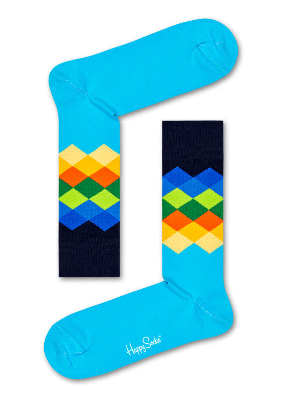 Happy Socks Faded Diamond Sock Bild 1 lightbox image