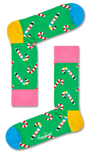 Happy Socks Christmas Cracker Candy Cane Gift Box Bild 2 lightbox image
