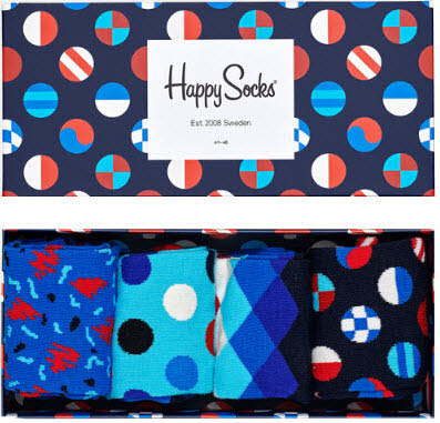 Happy Socks Navy Gift Box