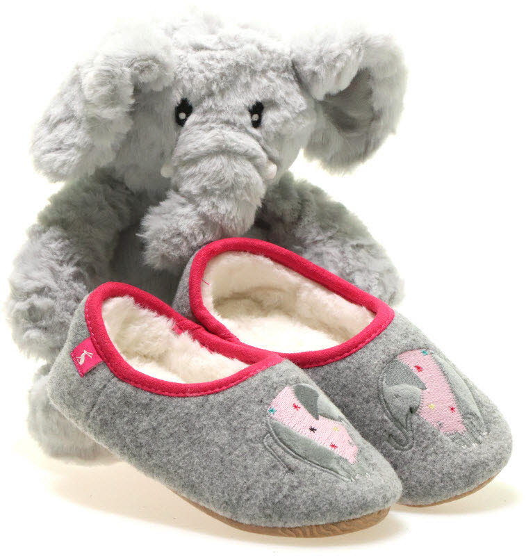 Joules Hausschuhe "Gift Set Elephant"