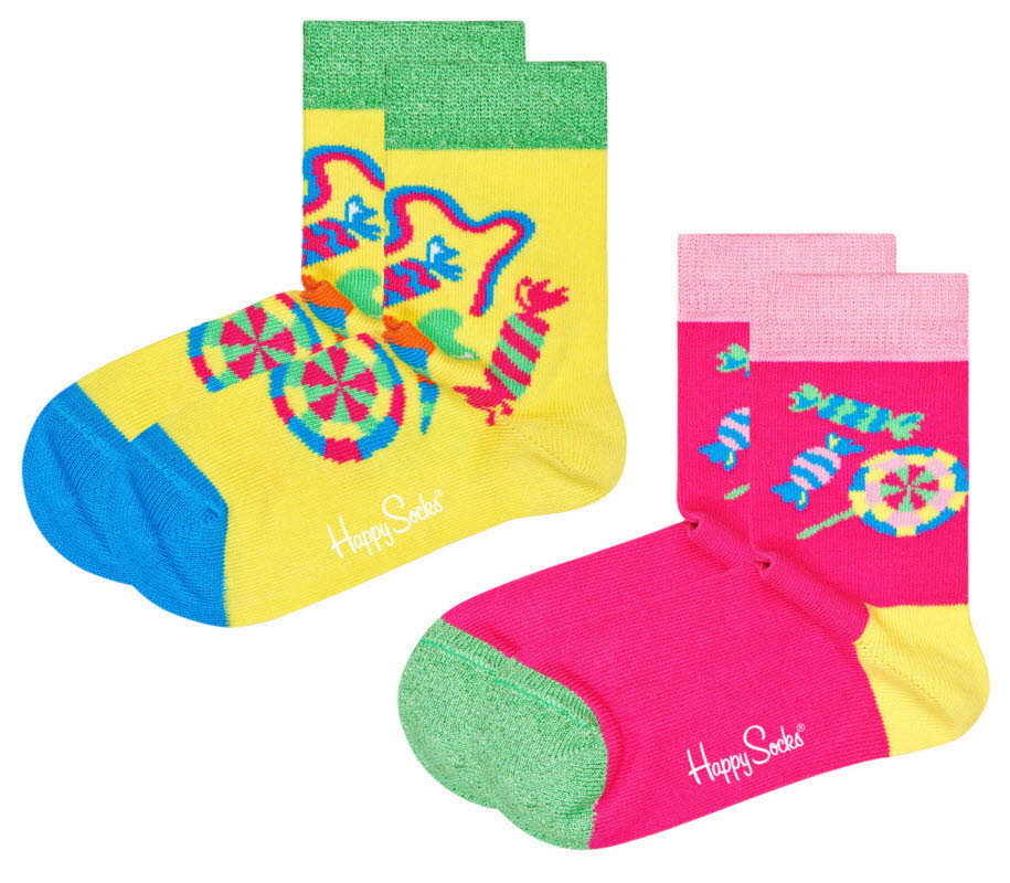 Happy Socks 2-pack Kids Sugar Rush Socks Bild 1 Happy Socks 2-pack Kids Sugar Rush Socks