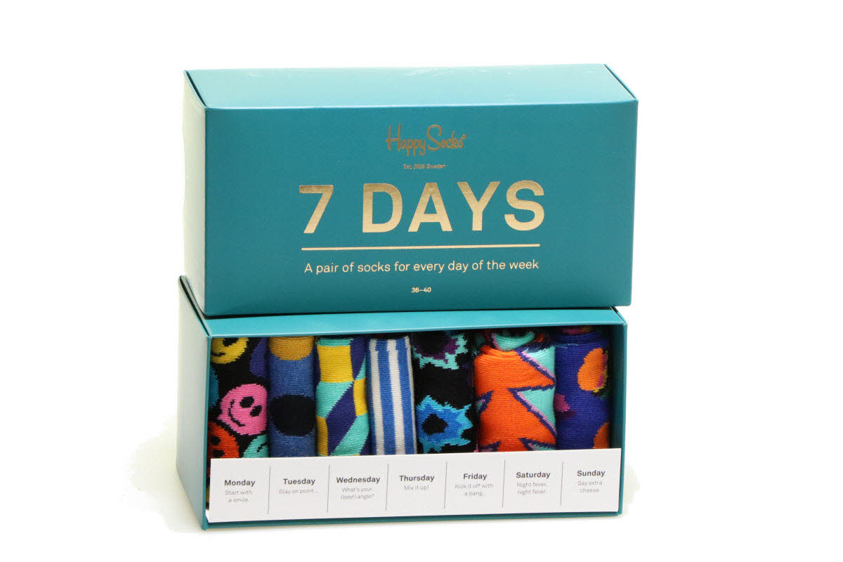 Happy Socks Seven Days Gift Box
