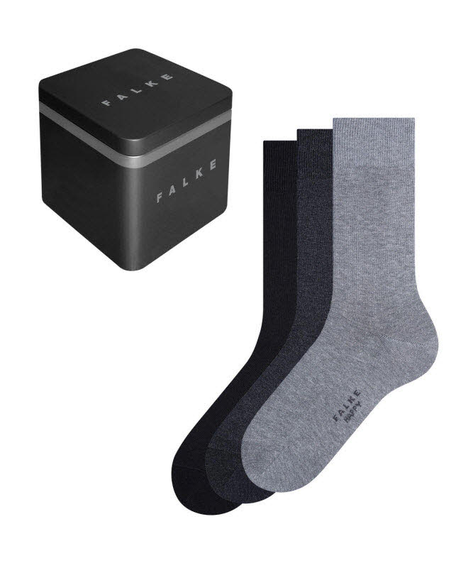 Falke Happy Box 3-Pack Herren Socken
