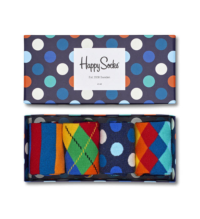 Happy Socks Mix Gift Box 4-Pack